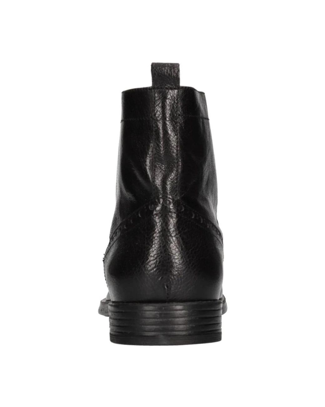 Hundred 100 Black Lace-Up Boots for men