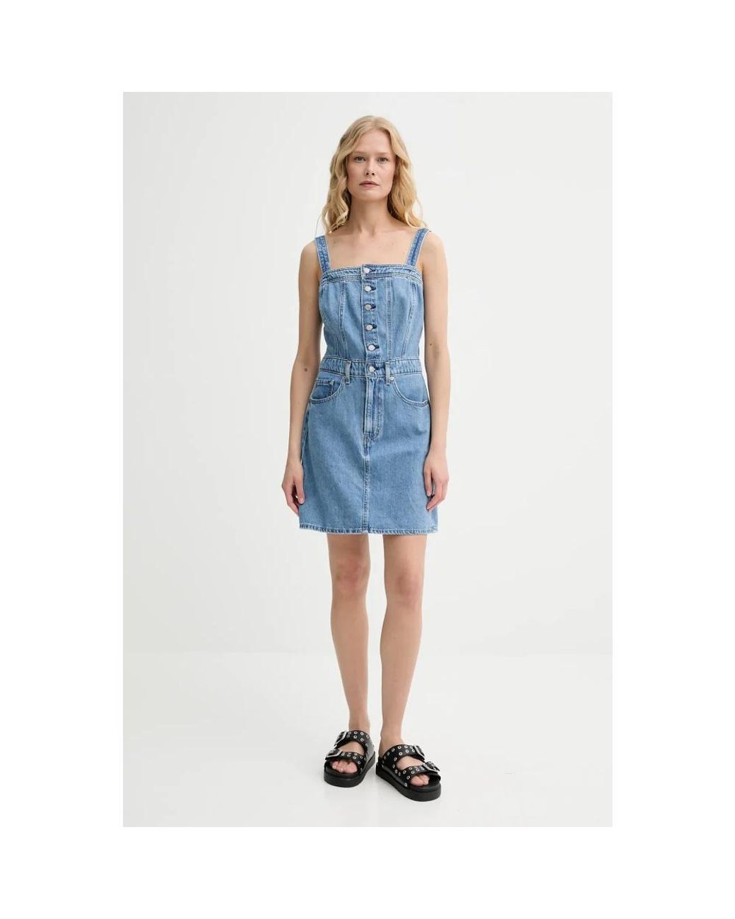 Short Dresses Levi's en coloris Blue