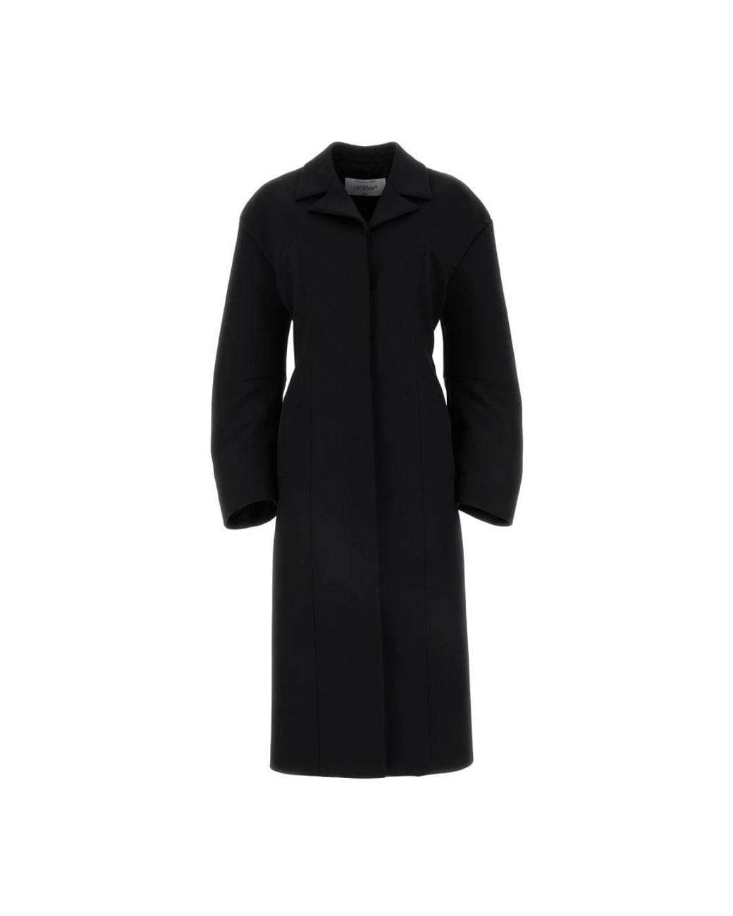 Off-White c/o Virgil Abloh Black Single-Breasted Coats
