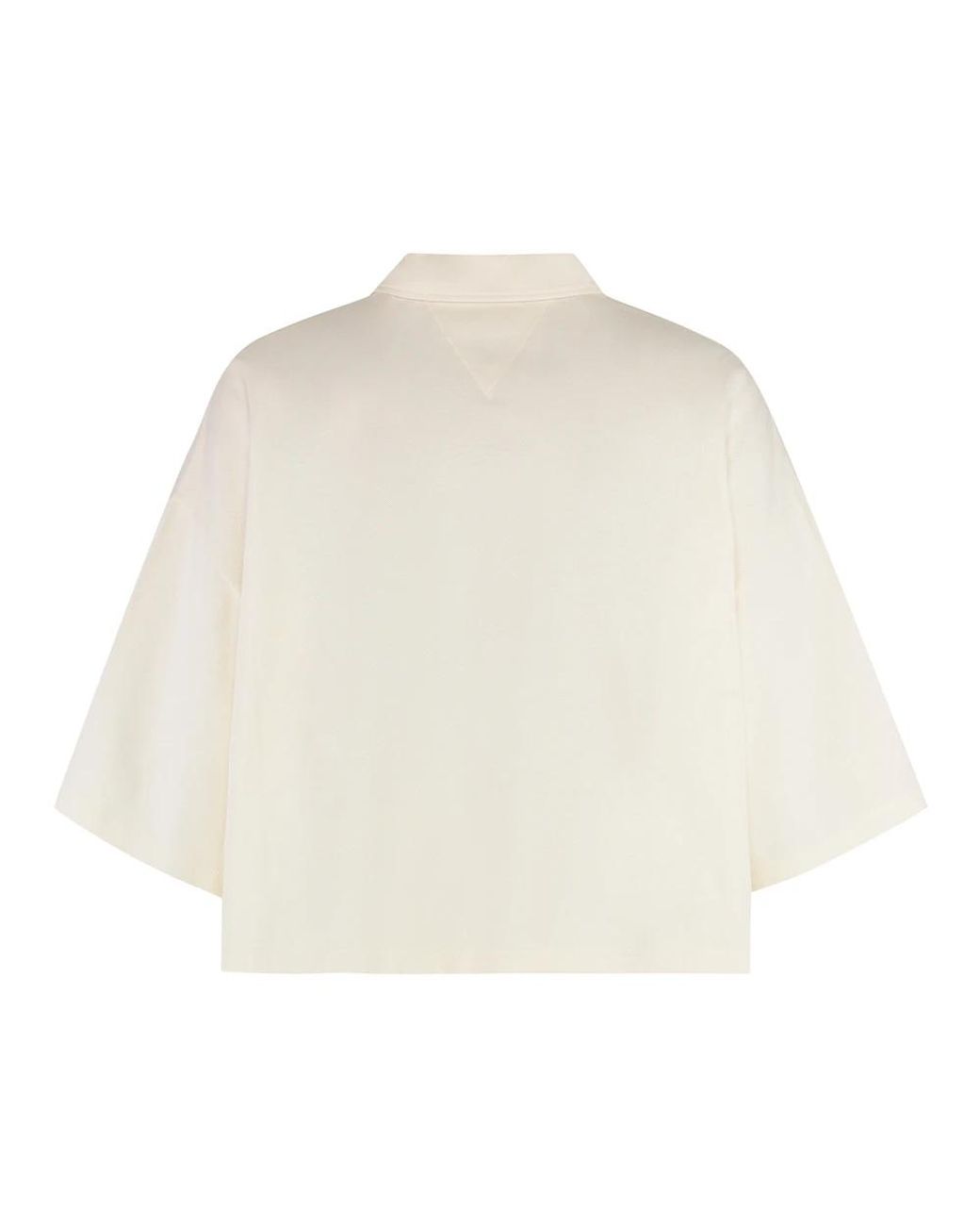 Bottega Veneta Natural Polo Shirts