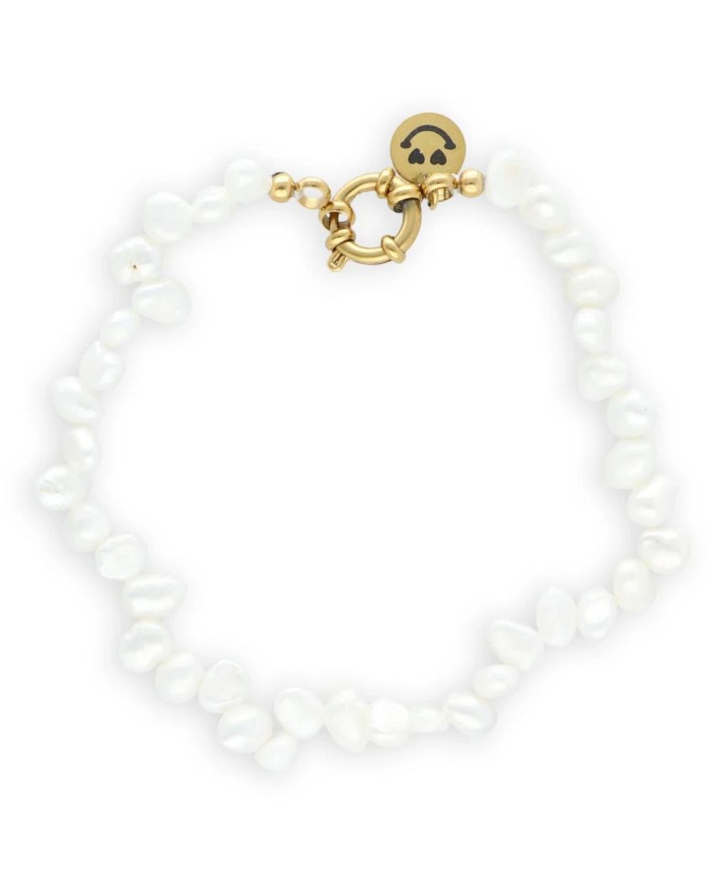 BONNIE STUDIOS White Funky Perlenarmband