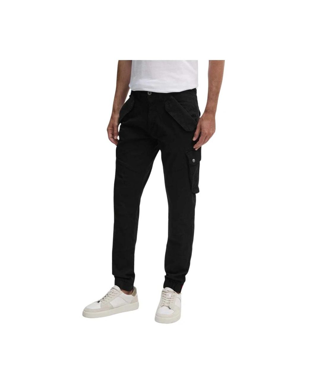 Alpha Industries Combat Pant in het Black voor heren