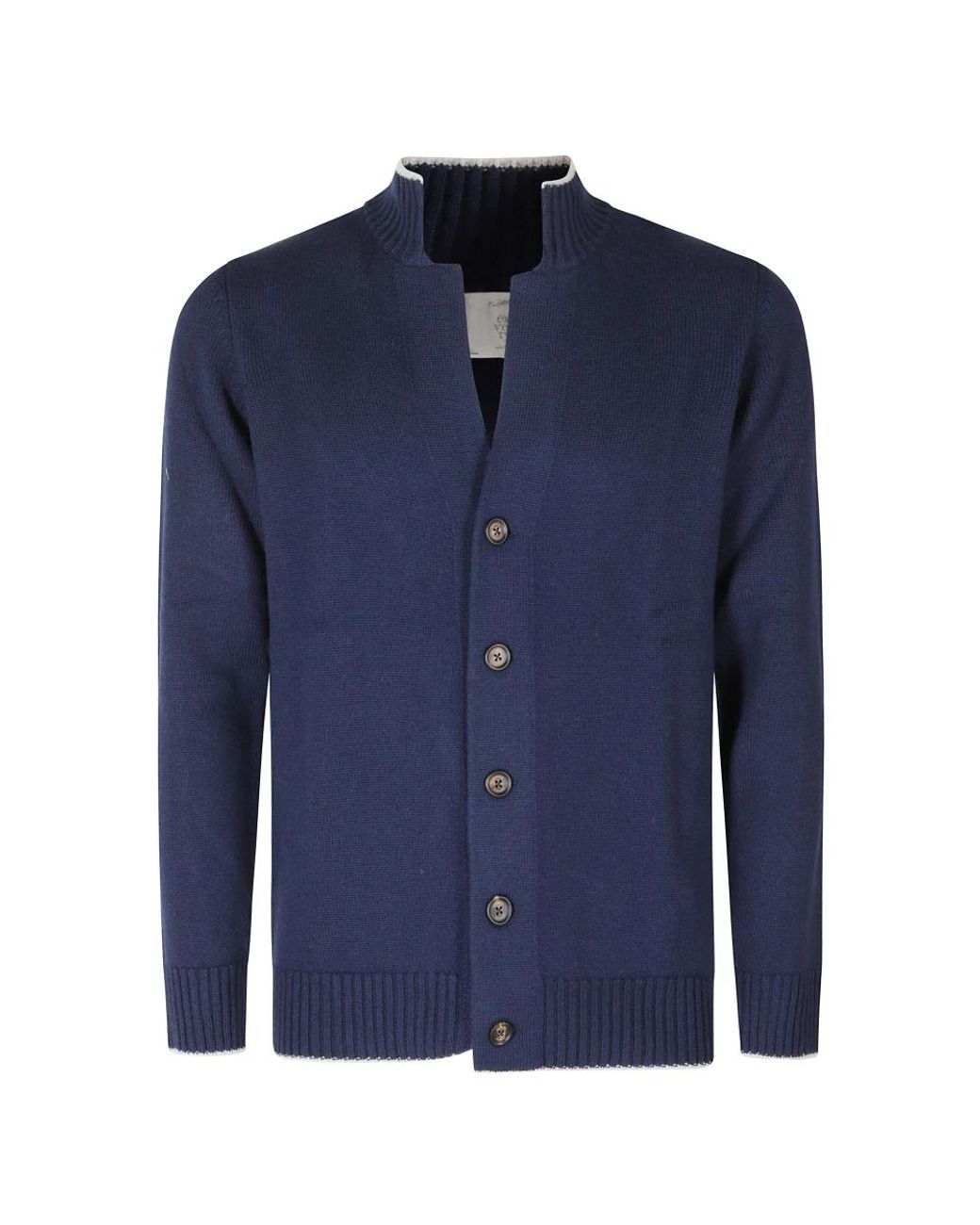 Cardigans Eleventy de hombre de color Blue
