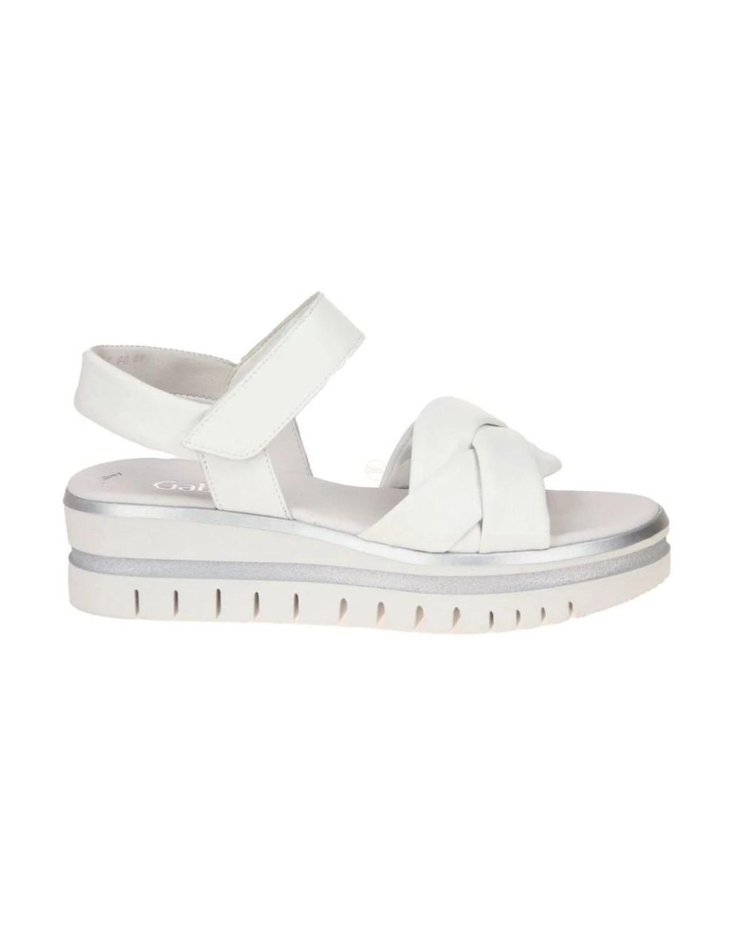 Gabor Flat Sandals in Weiß | Lyst DE