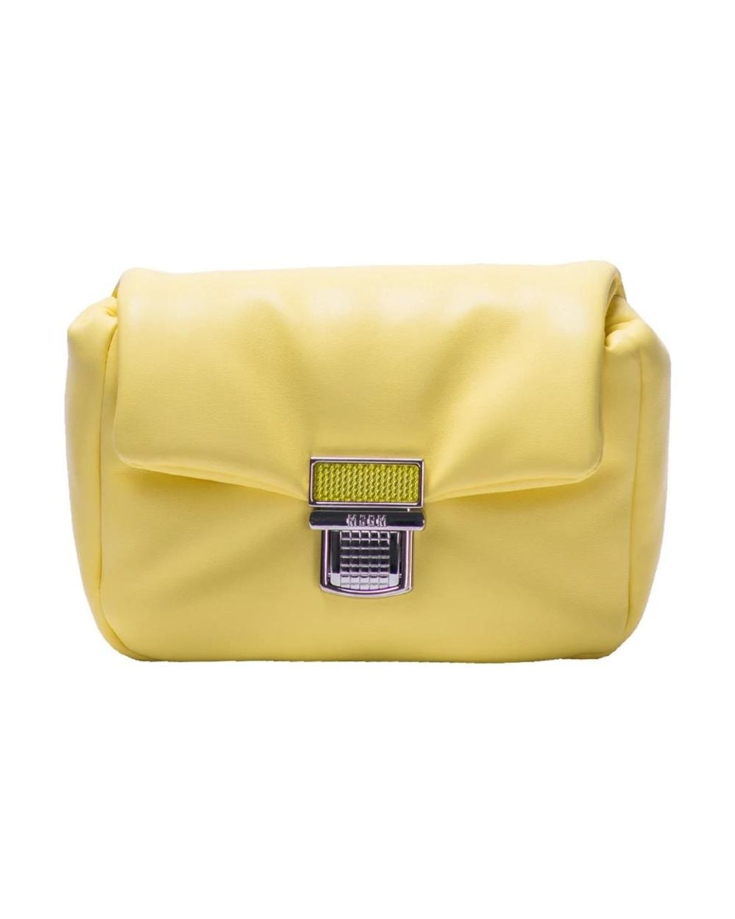 MSGM Yellow Cross Body Bags