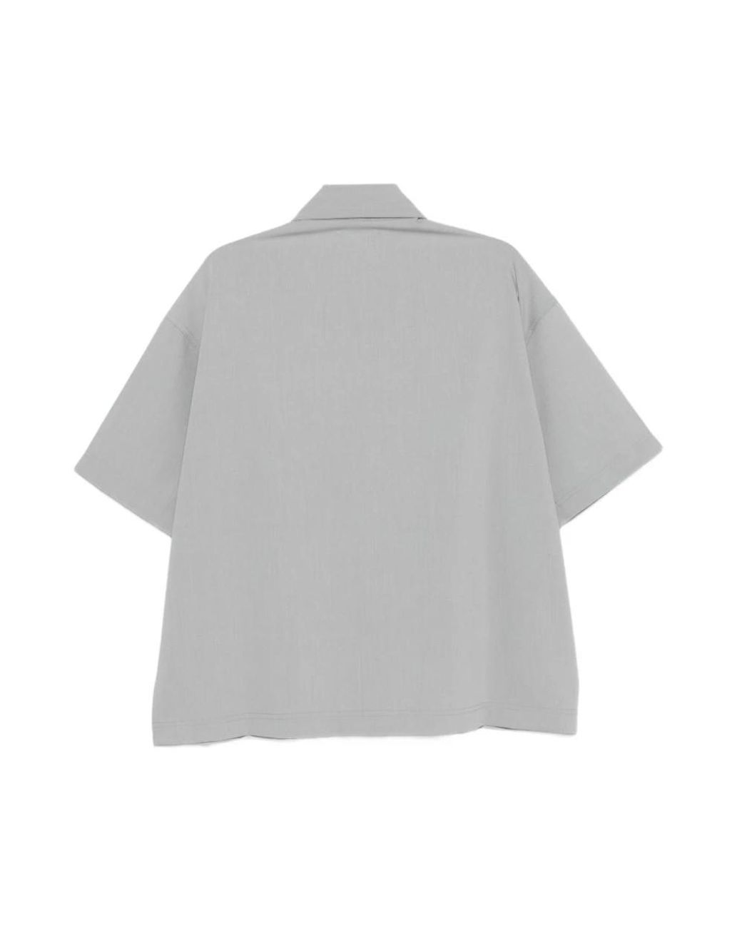 Bonsai Gray Short Sleeve Shirts for men
