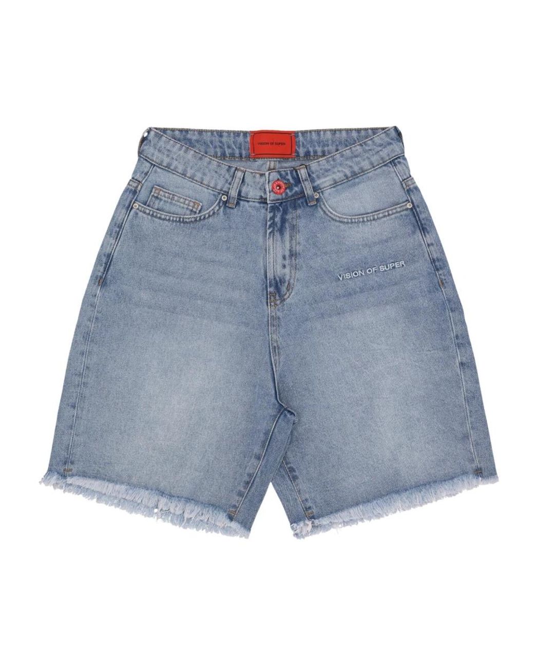 Vision Of Super Blue Denim Shorts for men