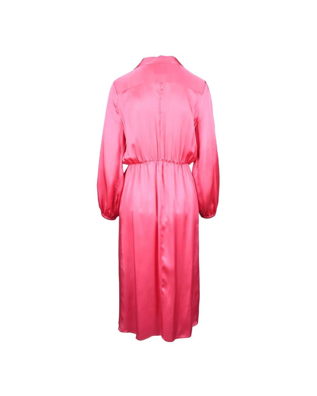 Semicouture Pink Midi Dresses