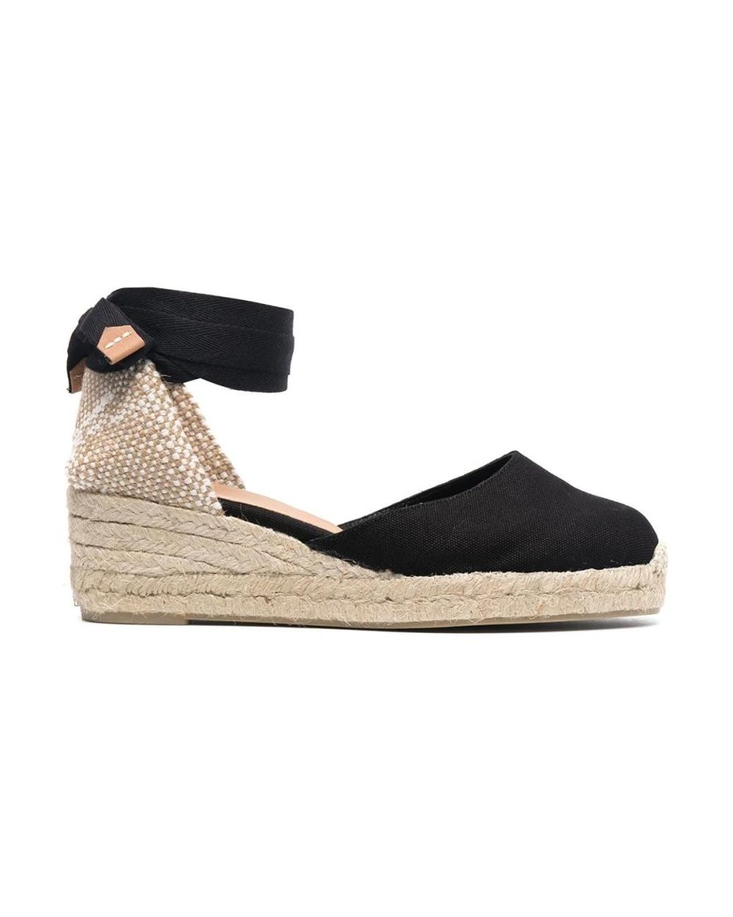 Castaner Black Wedges