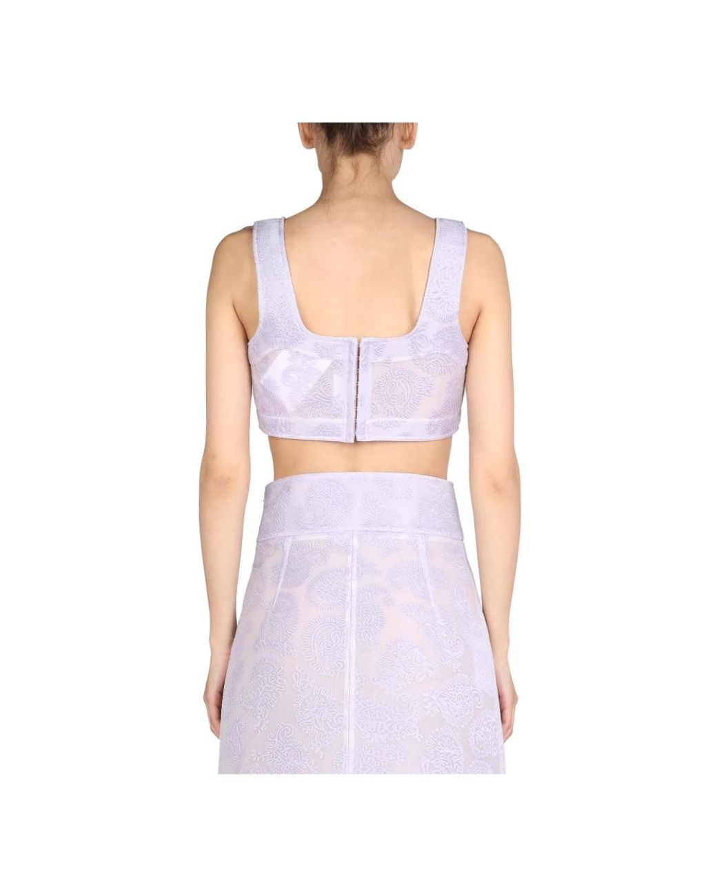 Jil Sander Purple Sleeveless Tops