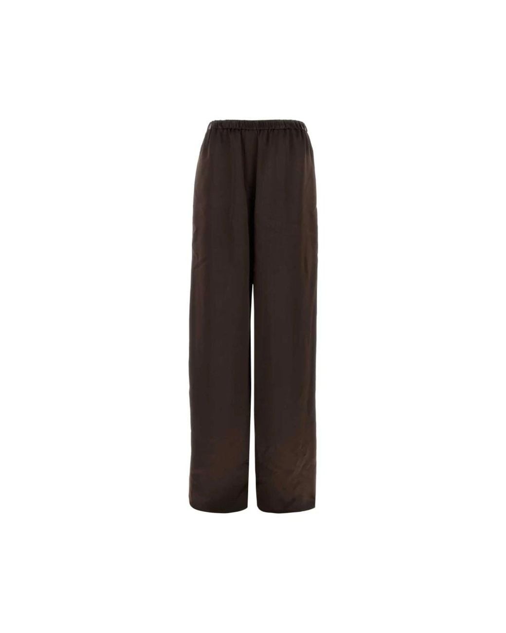 Ferragamo Brown Wide Trousers
