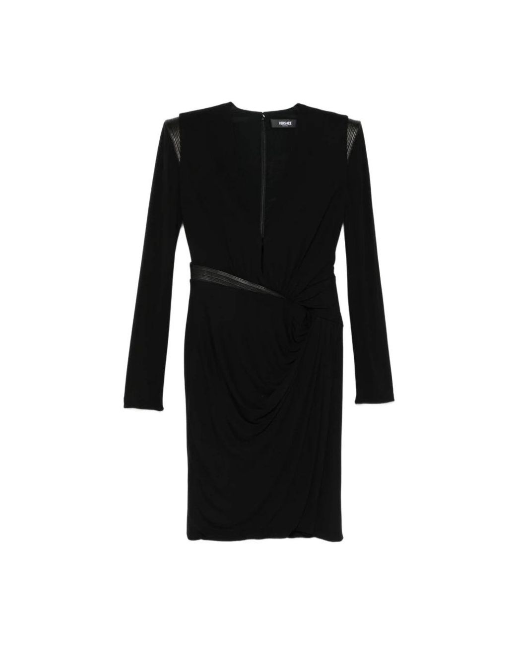 Versace Kleedjes ,Zwart ,Zwarte Elegante Jurken in het Black