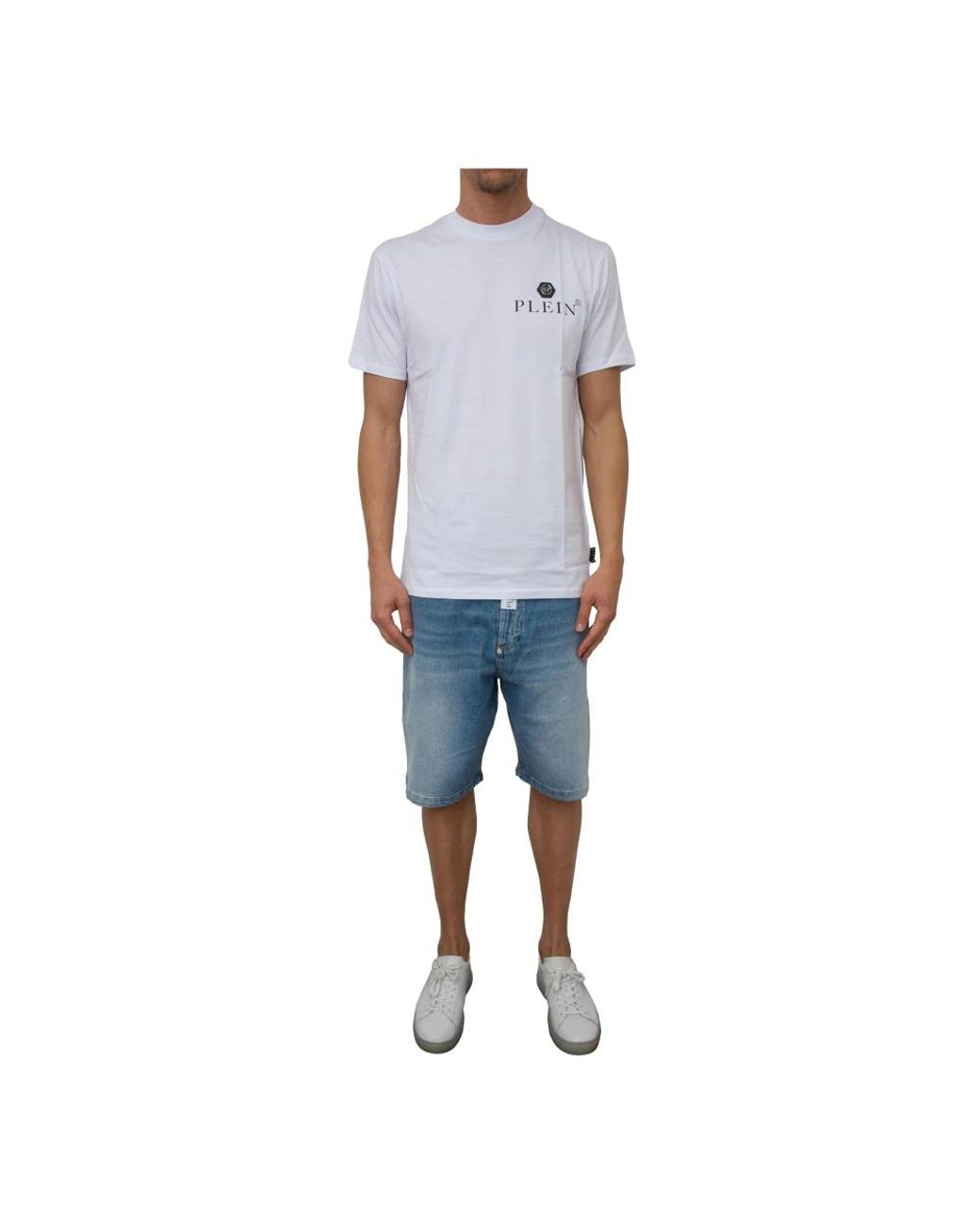 Philipp Plein Blue T-Shirts for men