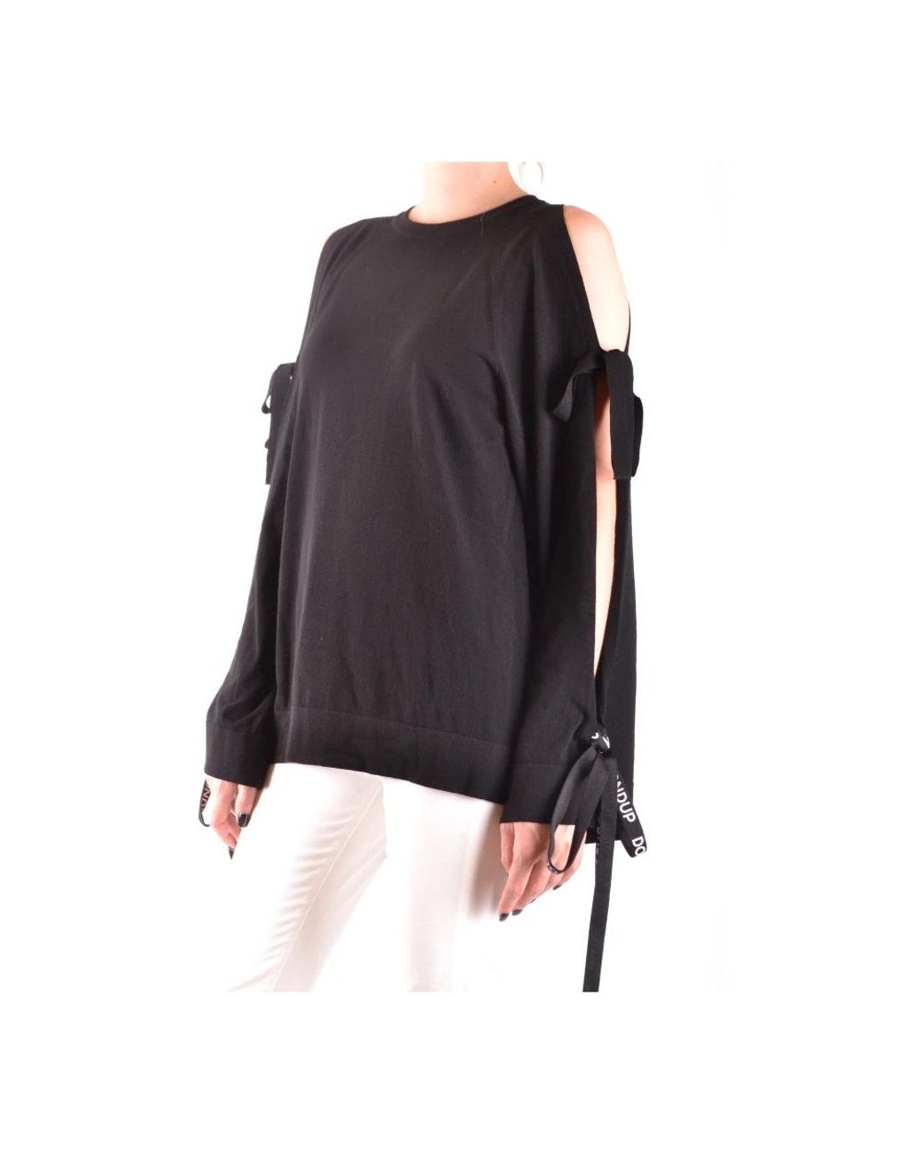 Long Sleeve Tops Dondup de color Black
