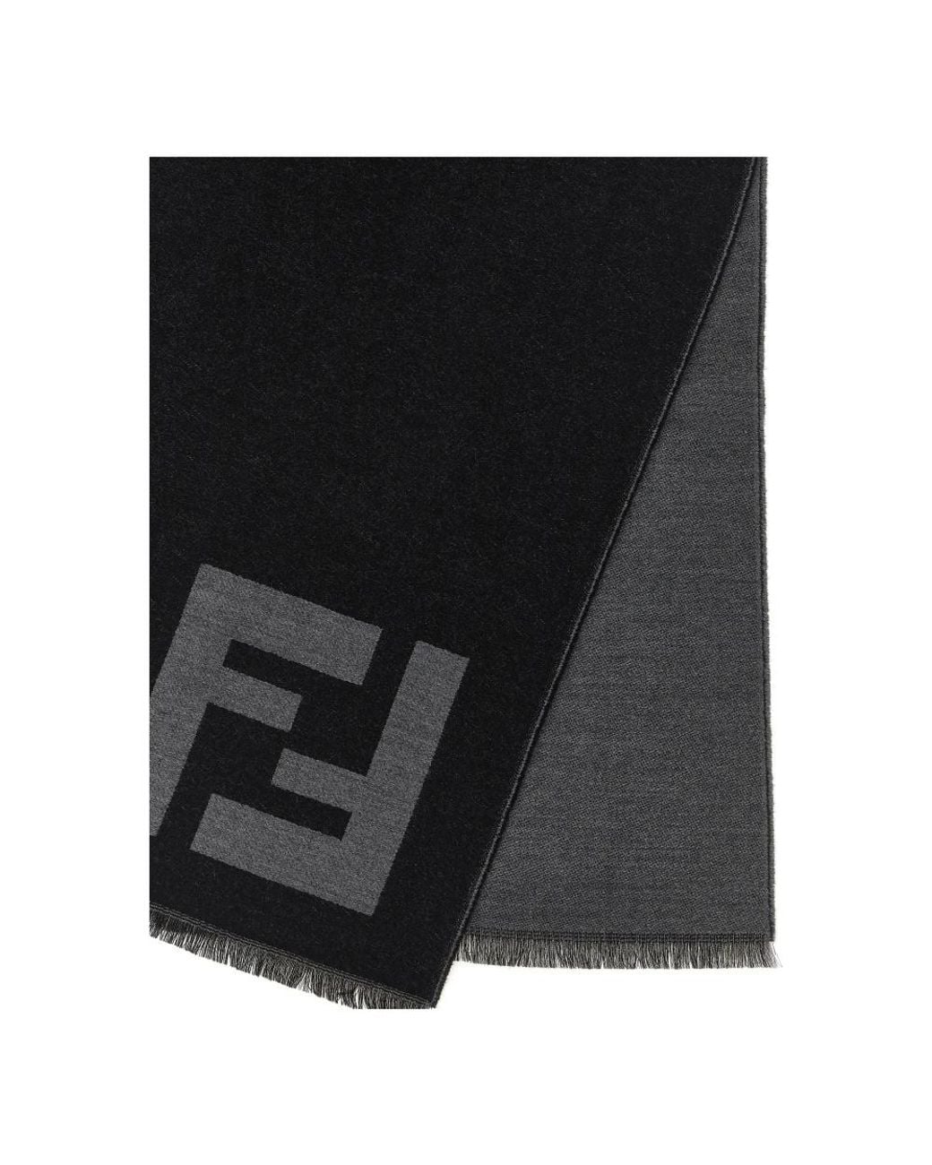 Fendi Black Winter Scarves for men