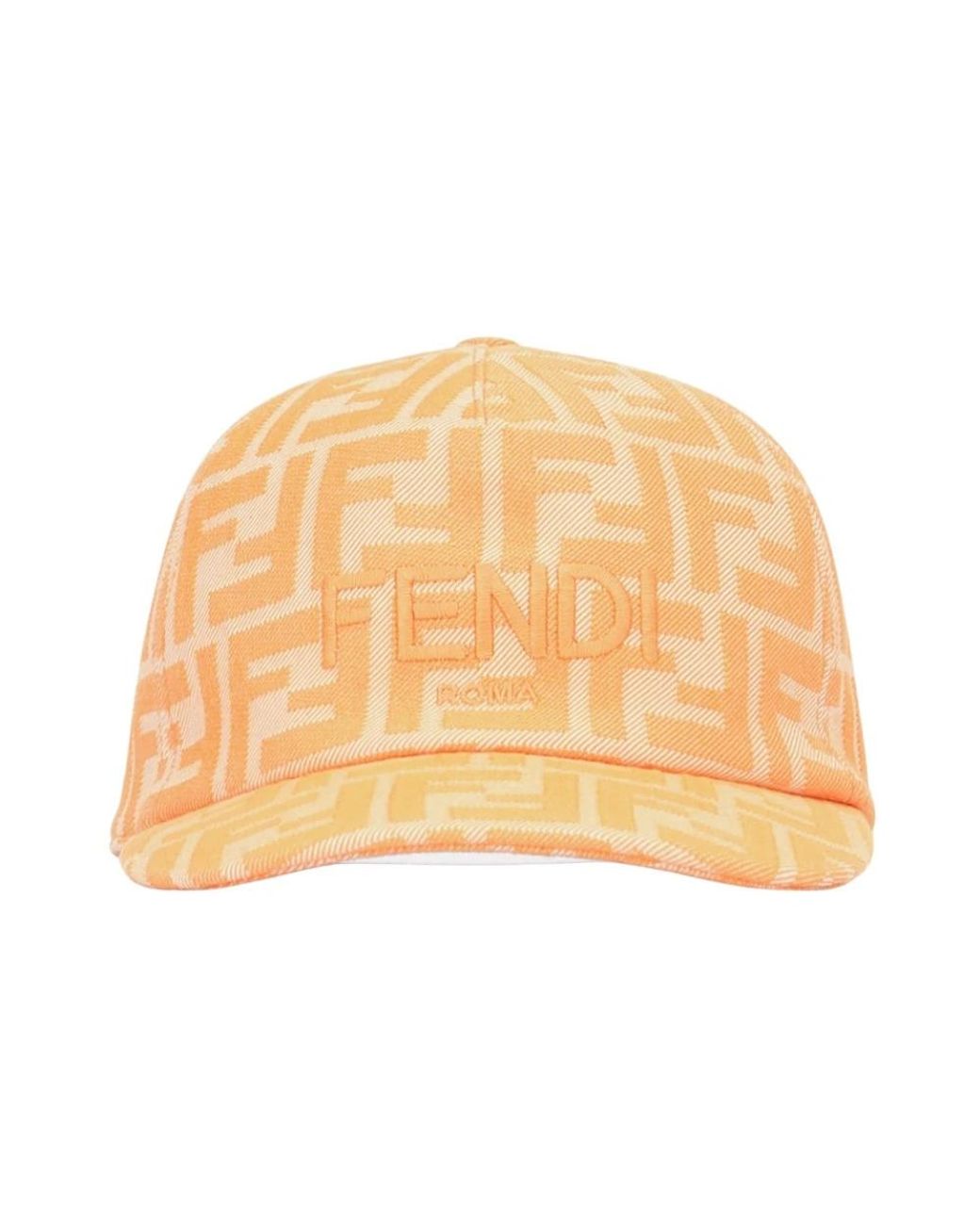 Fendi Natural Baseball Roma Cap