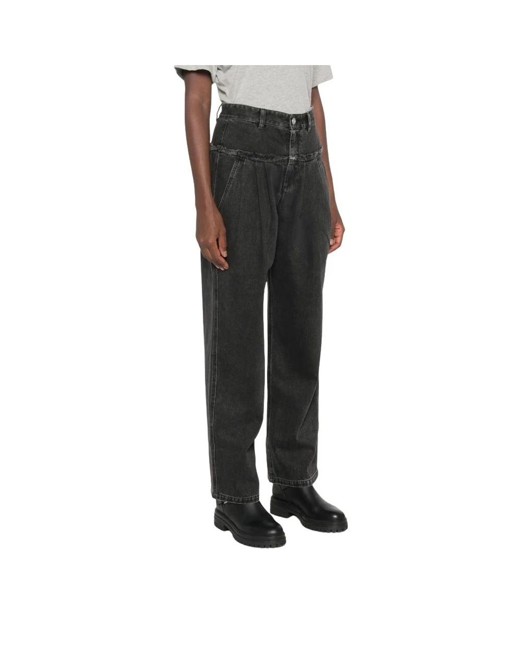 Isabel Marant Black Loose Fit Jeans