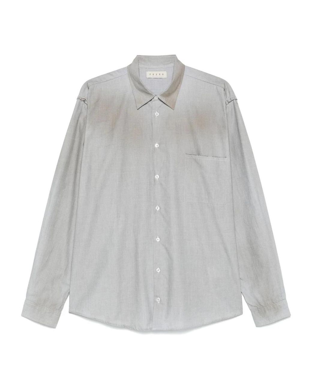 Paura Gray Casual Shirts for men