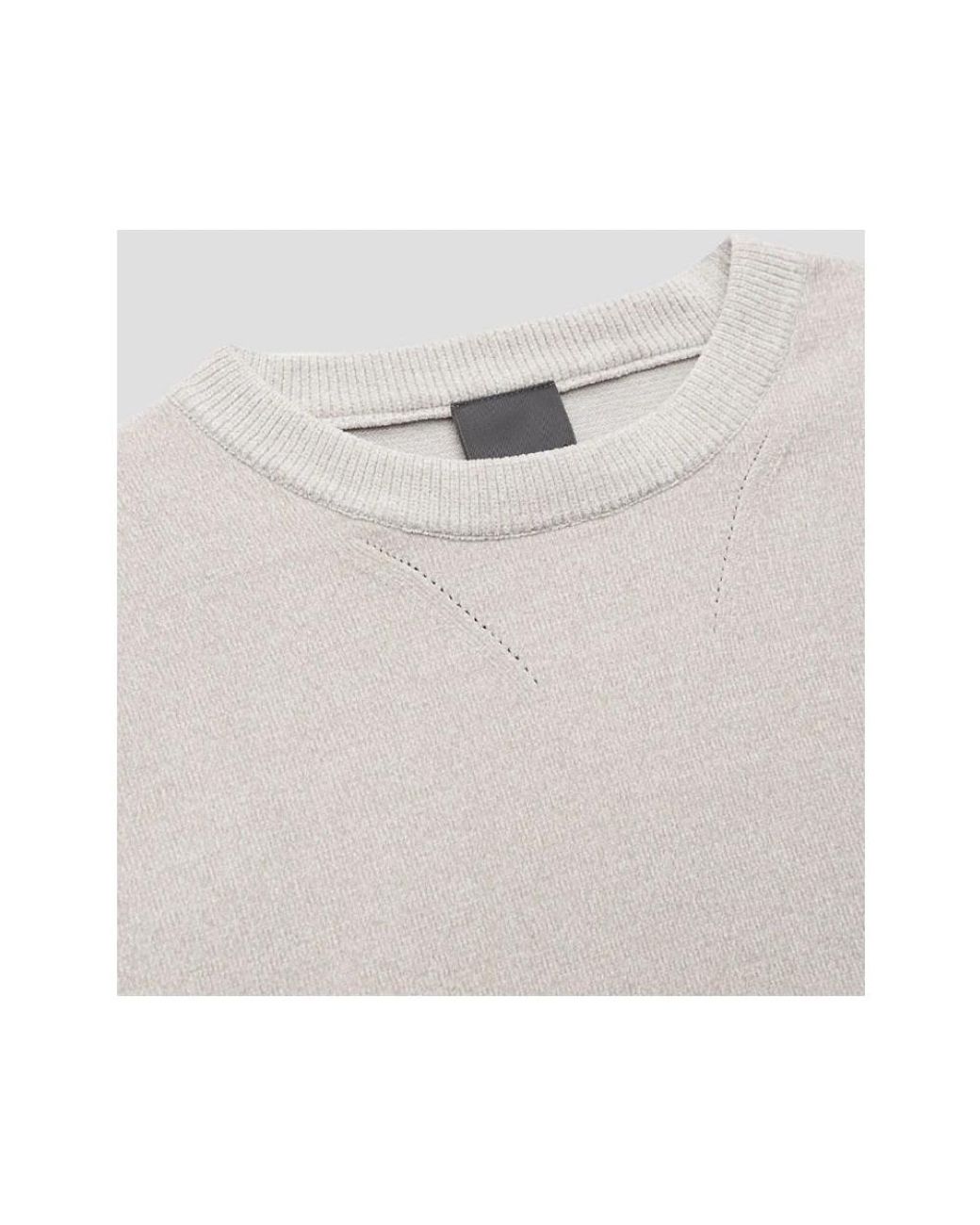 Unity Original White Round-Neck Knitwear for men