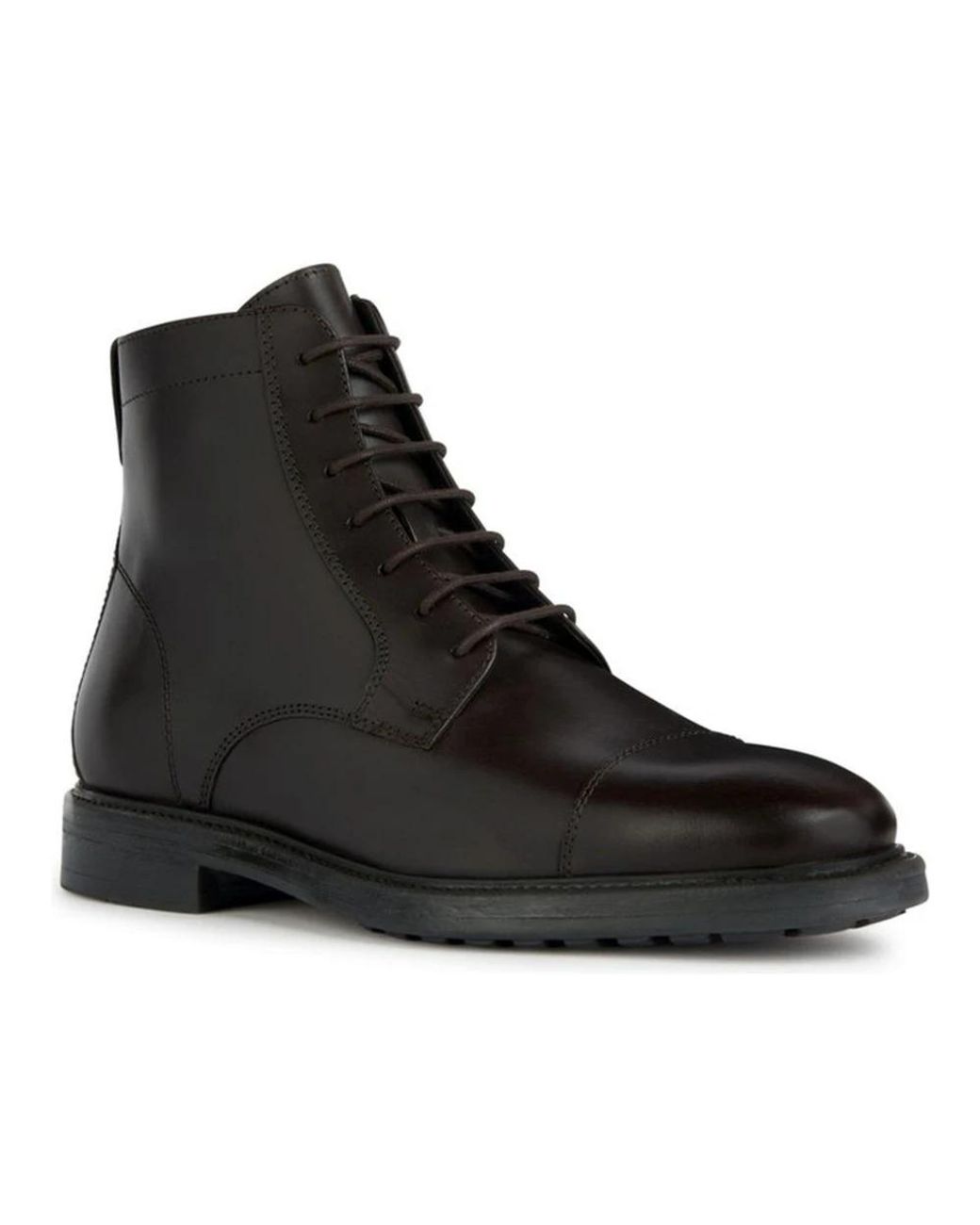 Geox Black Lace-Up Boots for men