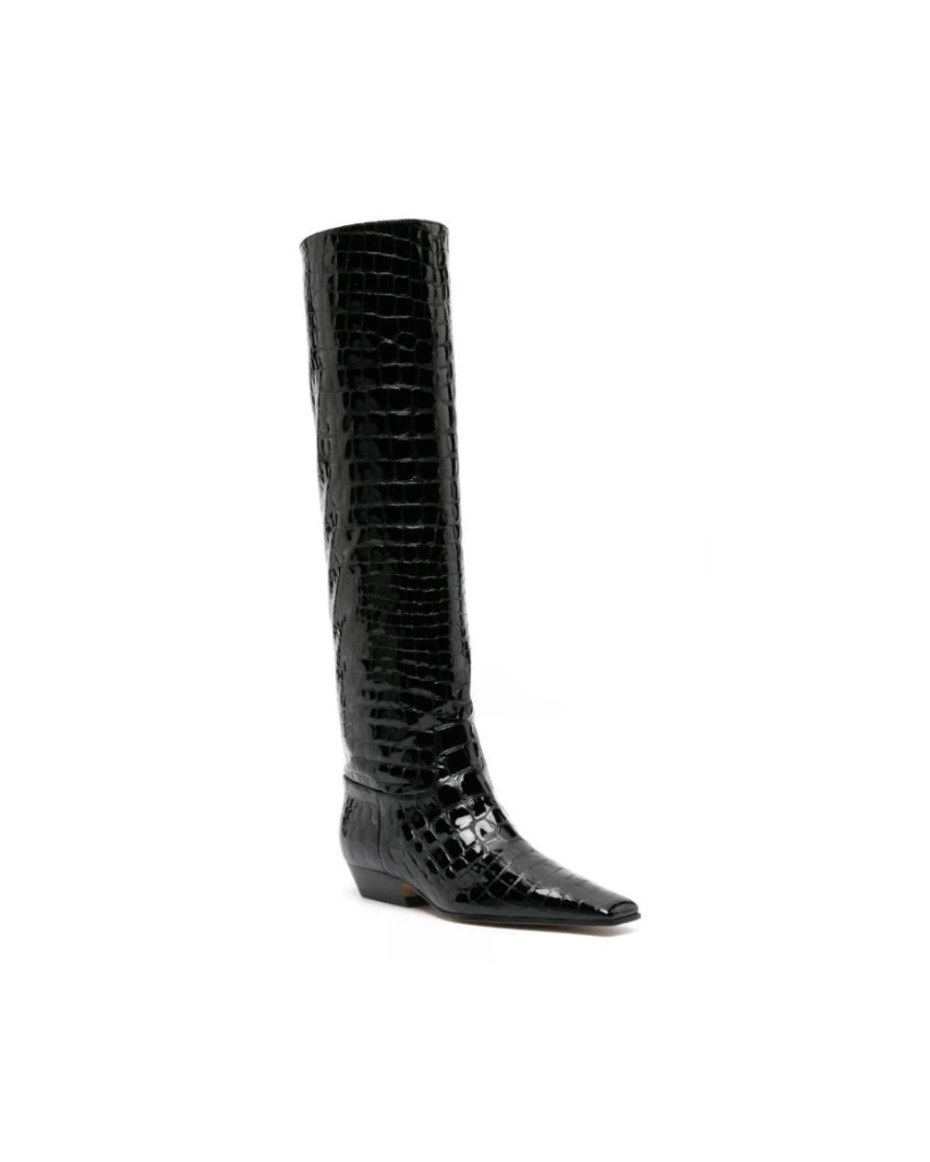 Khaite Black High Boots