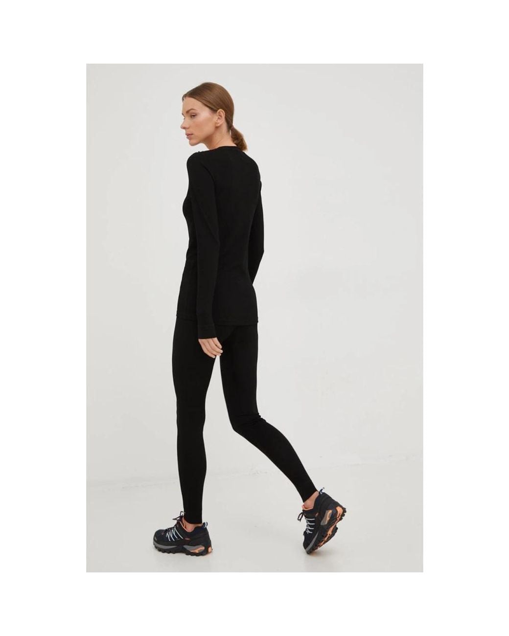 Long Sleeve Training Tops Helly Hansen de color Black