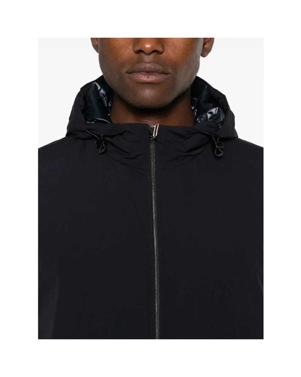 Light Jackets Herno de hombre de color Black