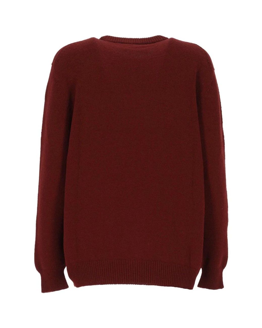 Giada Benincasa Red Round-Neck Knitwear