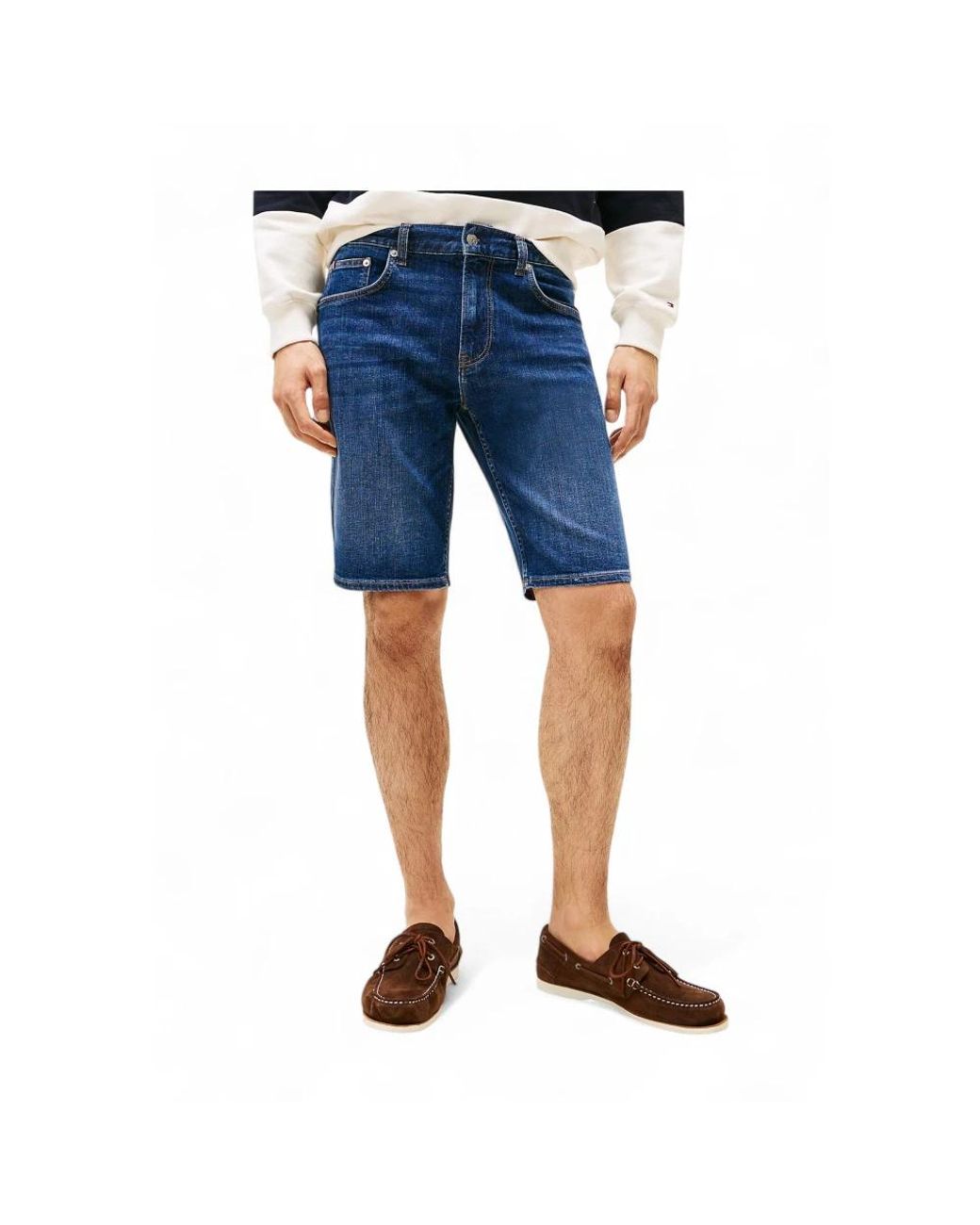 Tommy Hilfiger Blue Denim Shorts for men