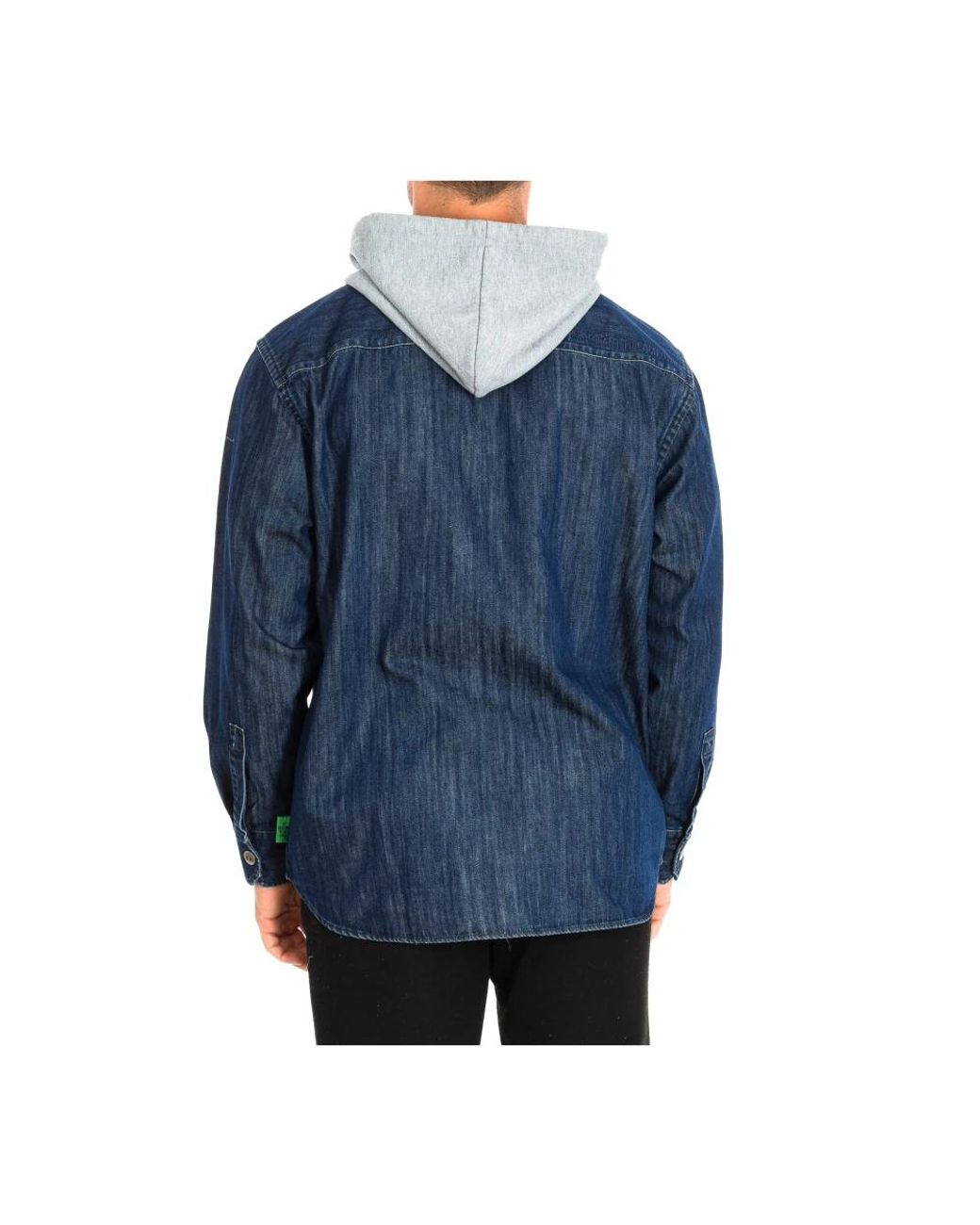 La Martina Blue Hoodies for men