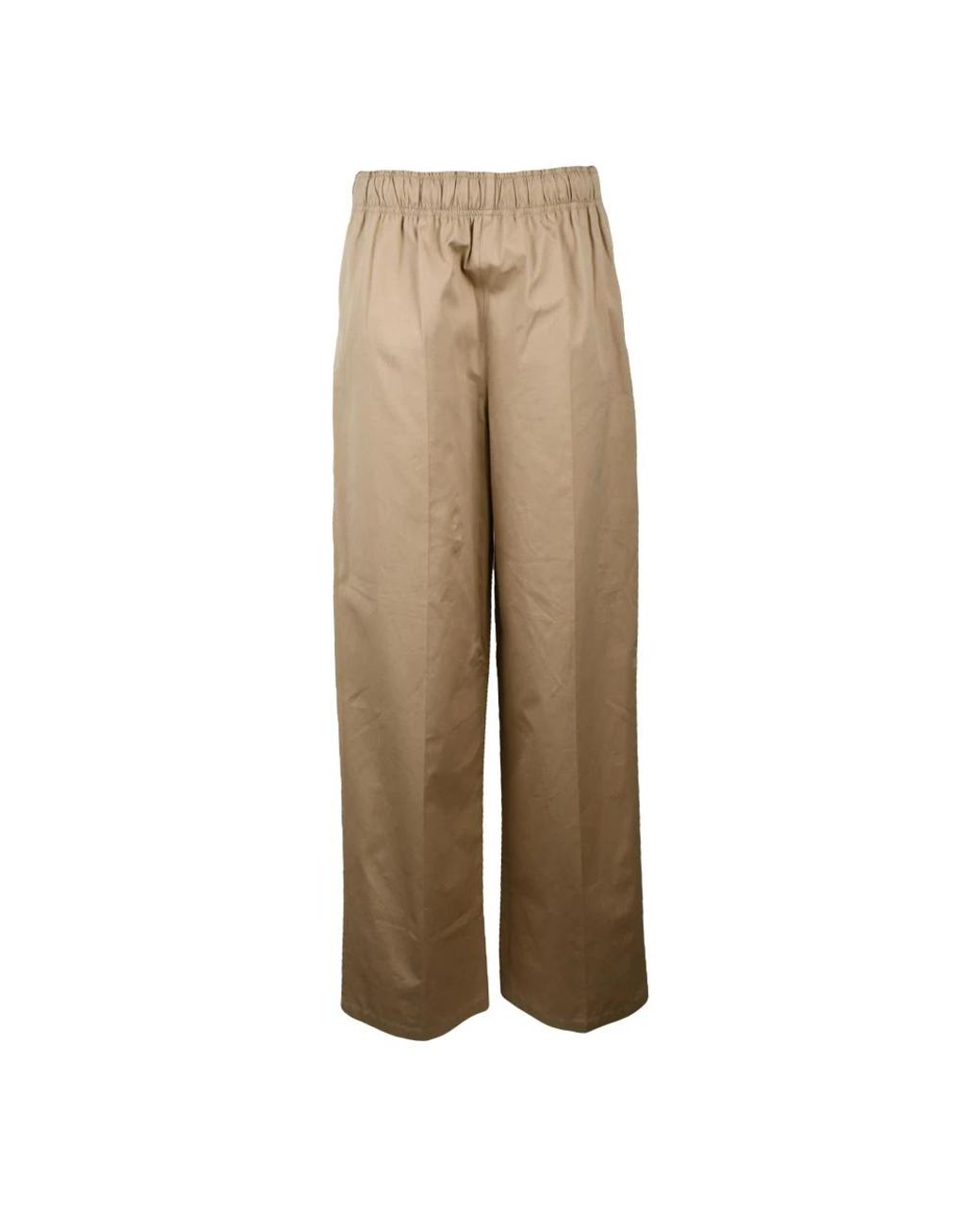 Prada Natural Cropped Trousers