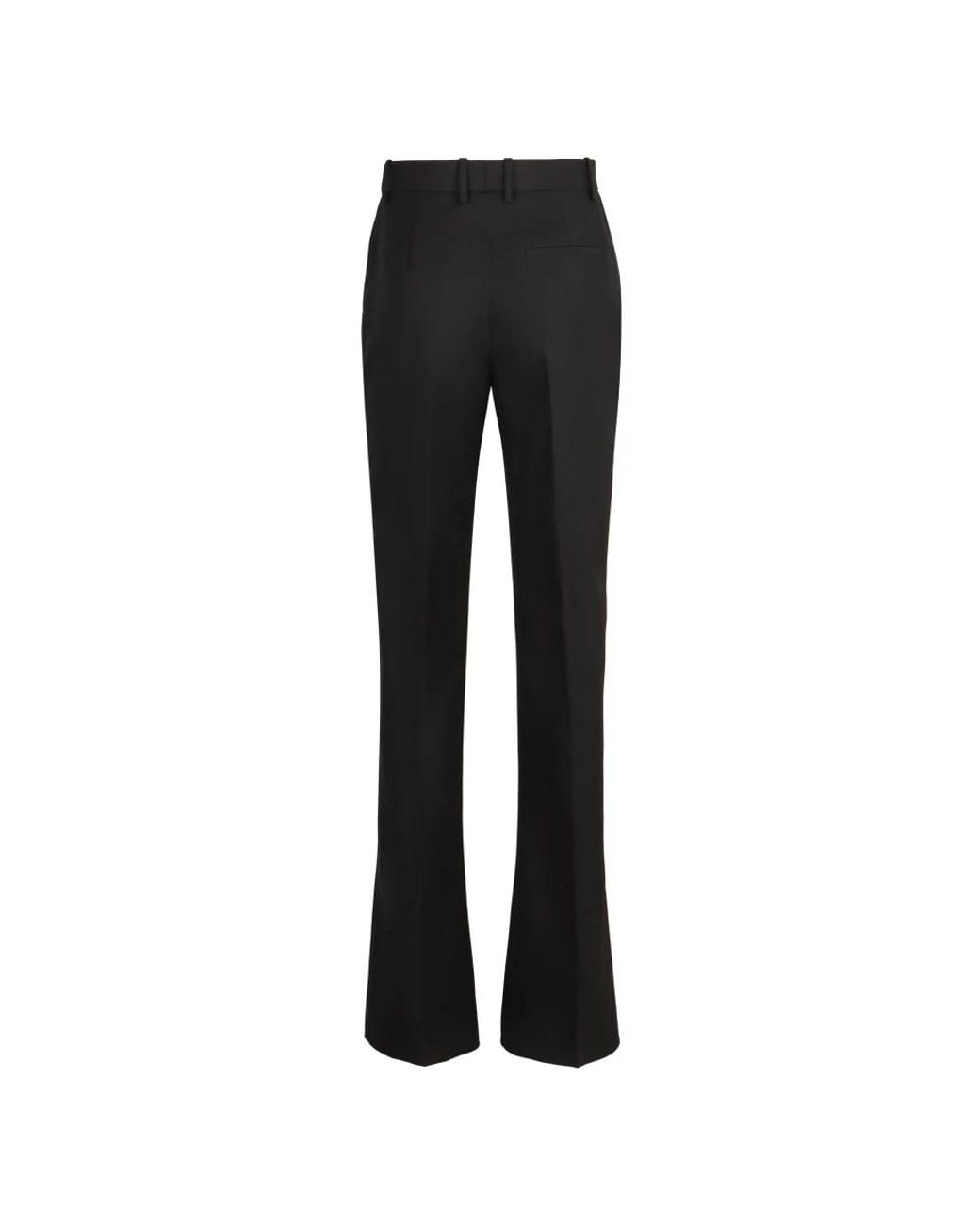 Bottega Veneta Black Wide Trousers