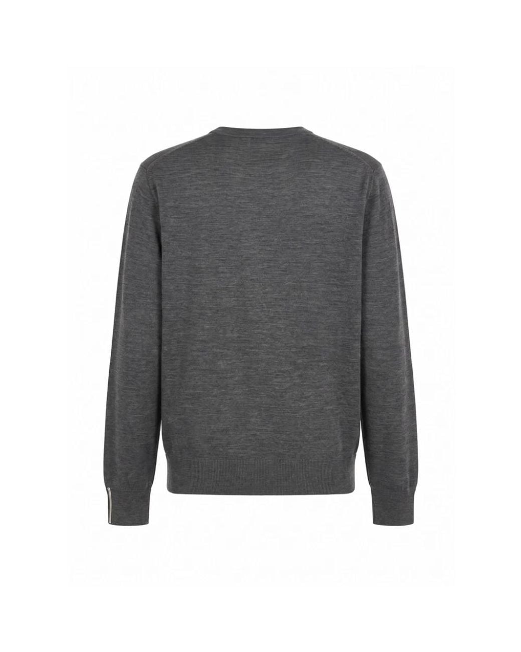 Peserico Gray Round-Neck Knitwear for men