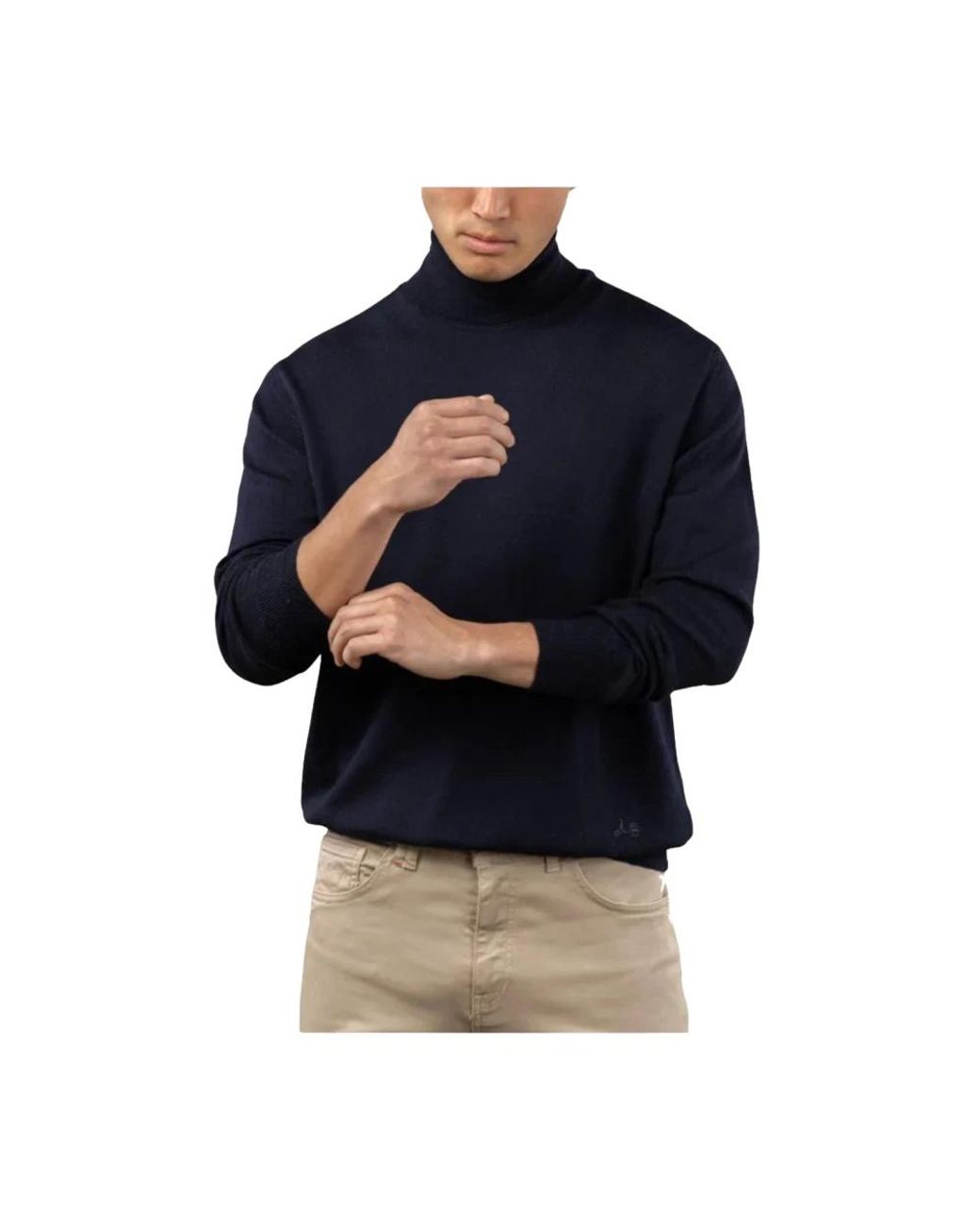 Scotta Blue Turtlenecks for men