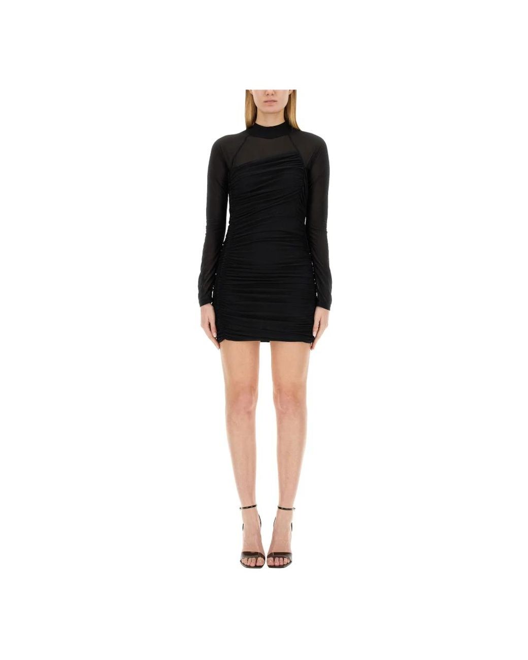 Helmut Lang Korte Jurk in het Black