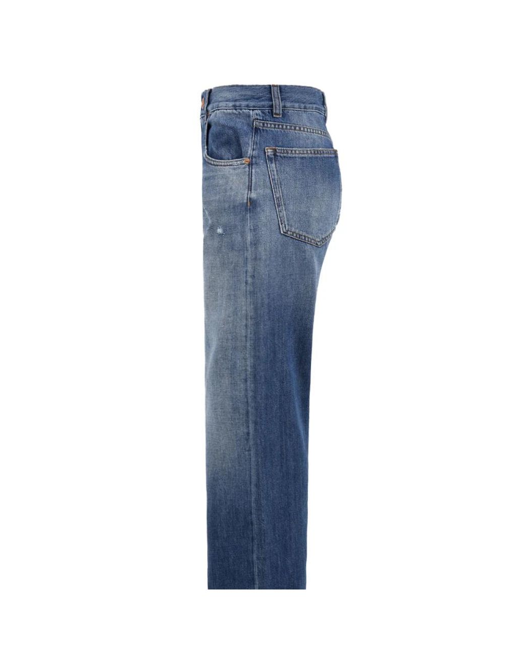 Aspesi Blue Straight Fit Jeans