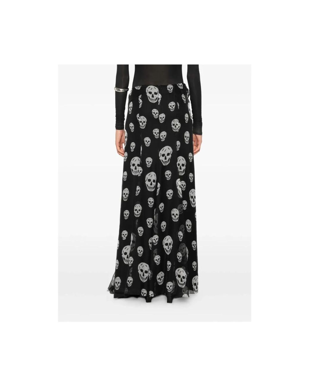 McQueen Black Maxi Skirts