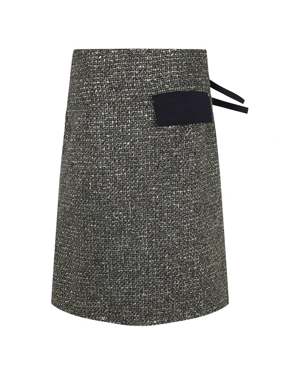 Midi Skirts SAPIO de color Gray