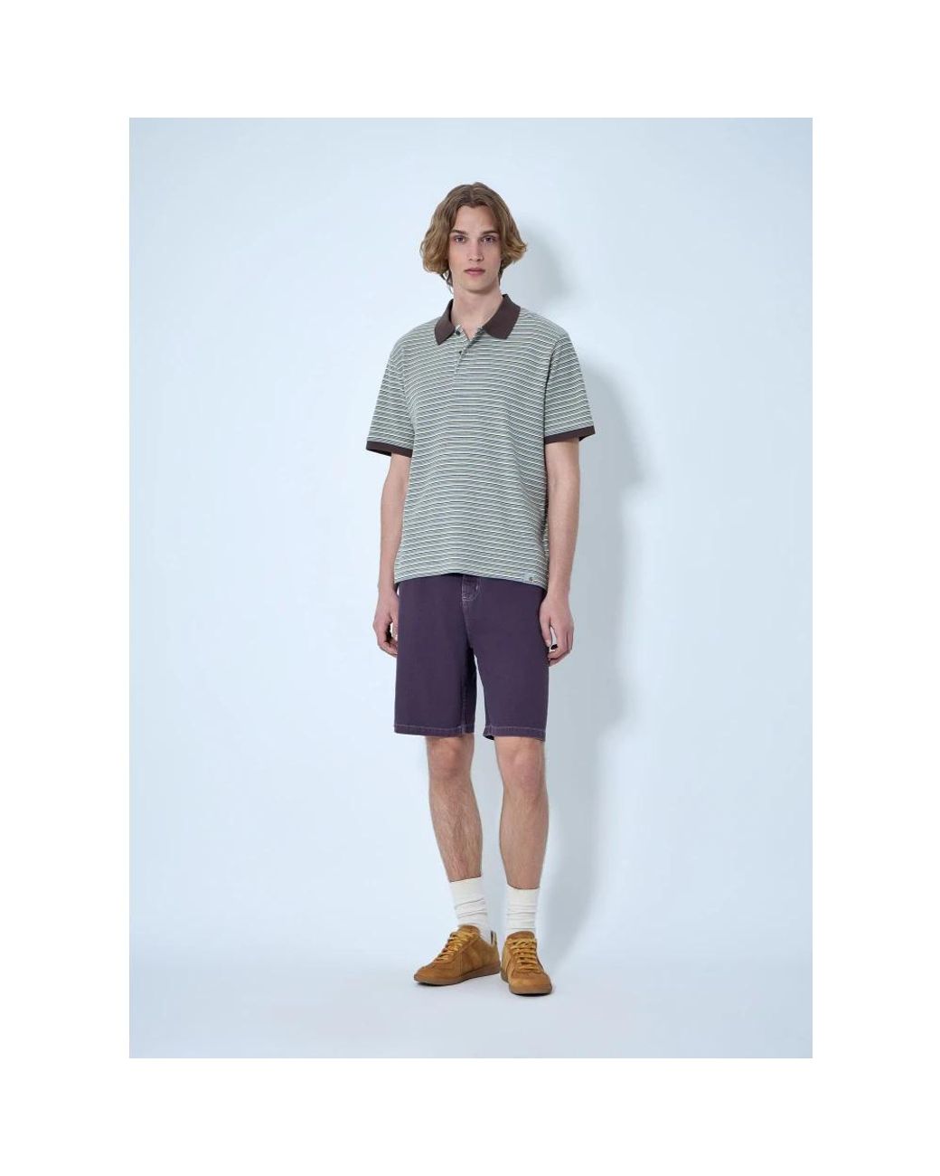 Carhartt Purple Denim Shorts for men