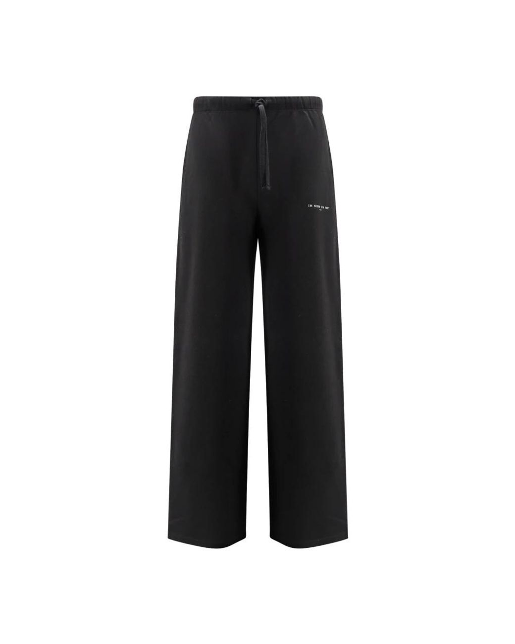 Ih Nom Uh Nit Black Wide Trousers for men