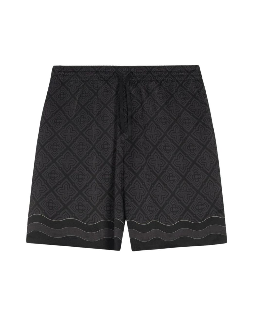 Casablanca Black Casual Shorts for men