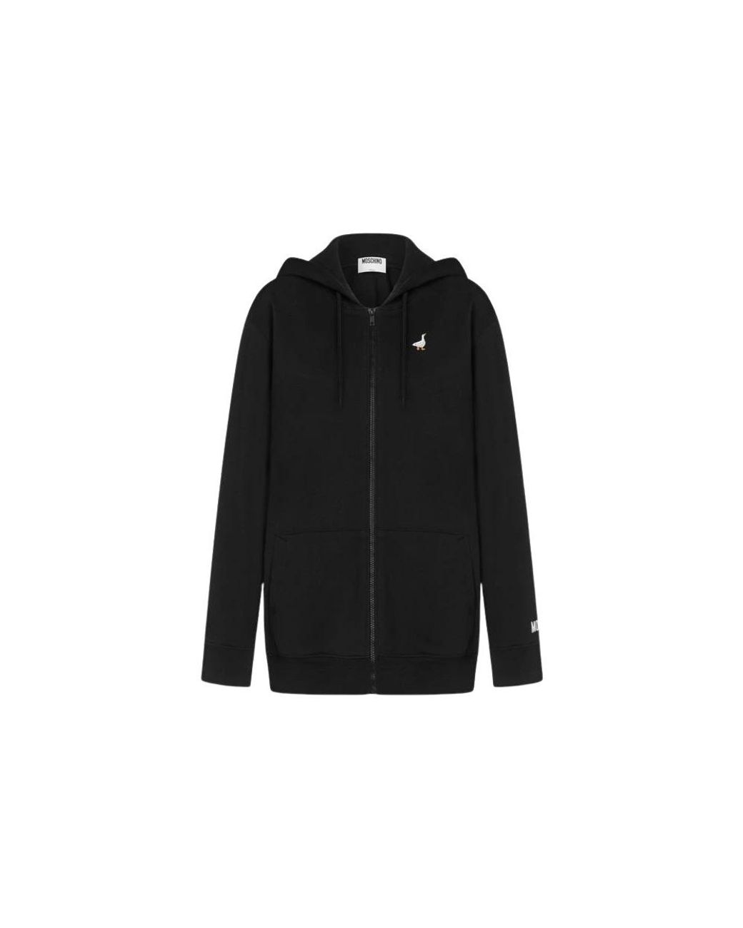 Moschino Black Zip-Throughs