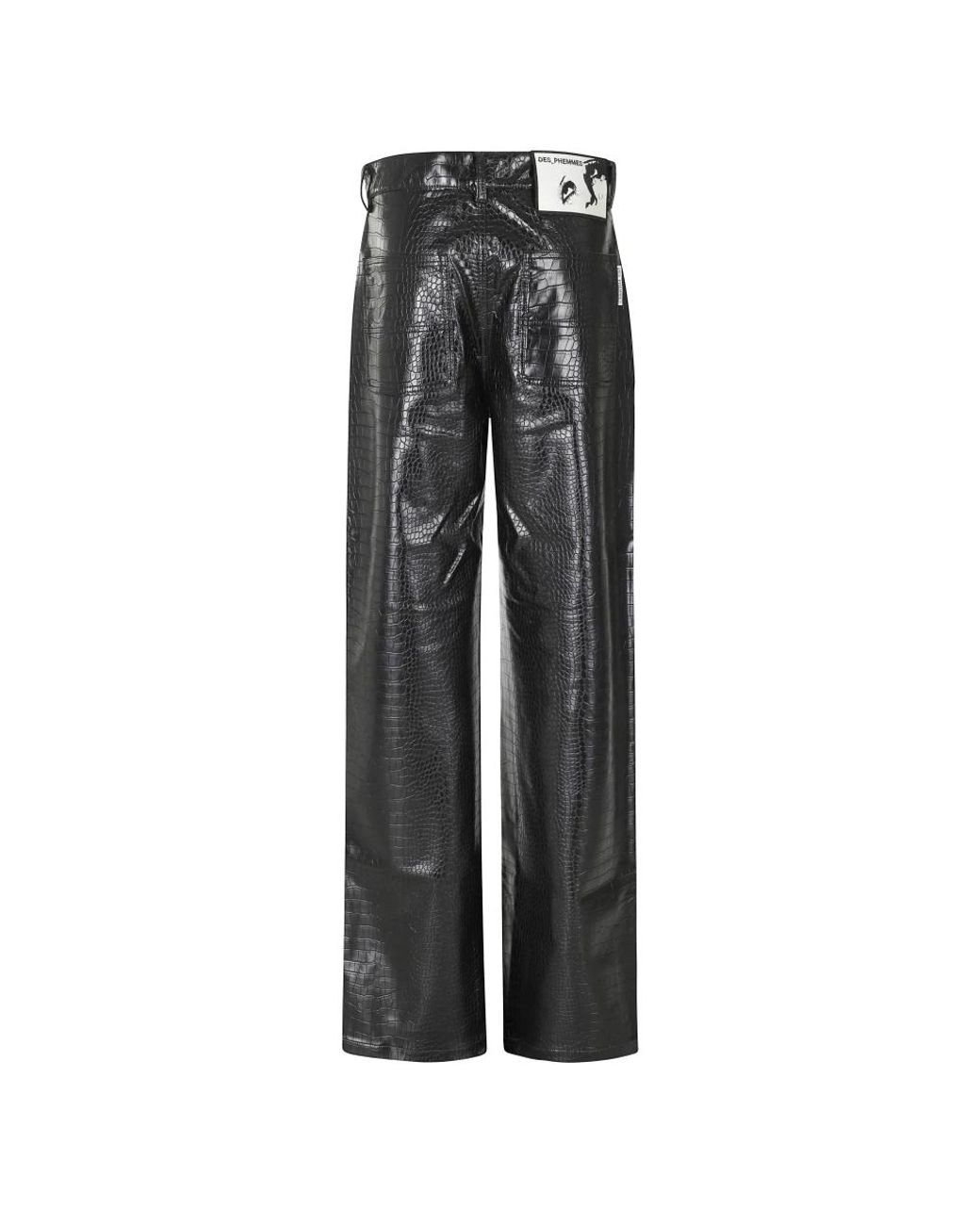 Leather Trousers Des Phemmes de color Gray