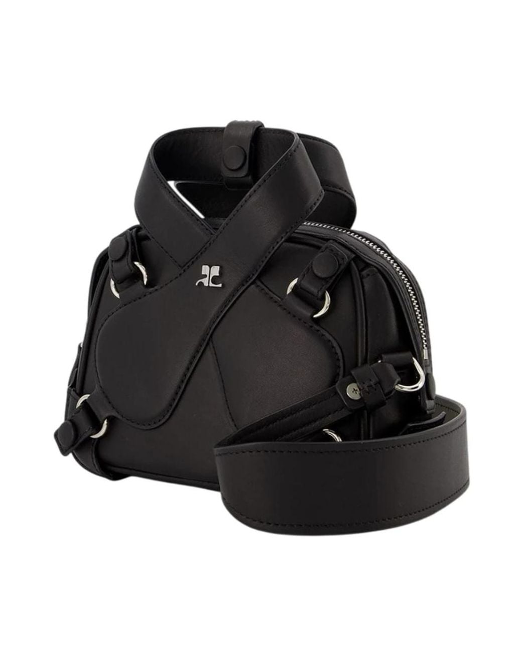 Courreges Black Handbags