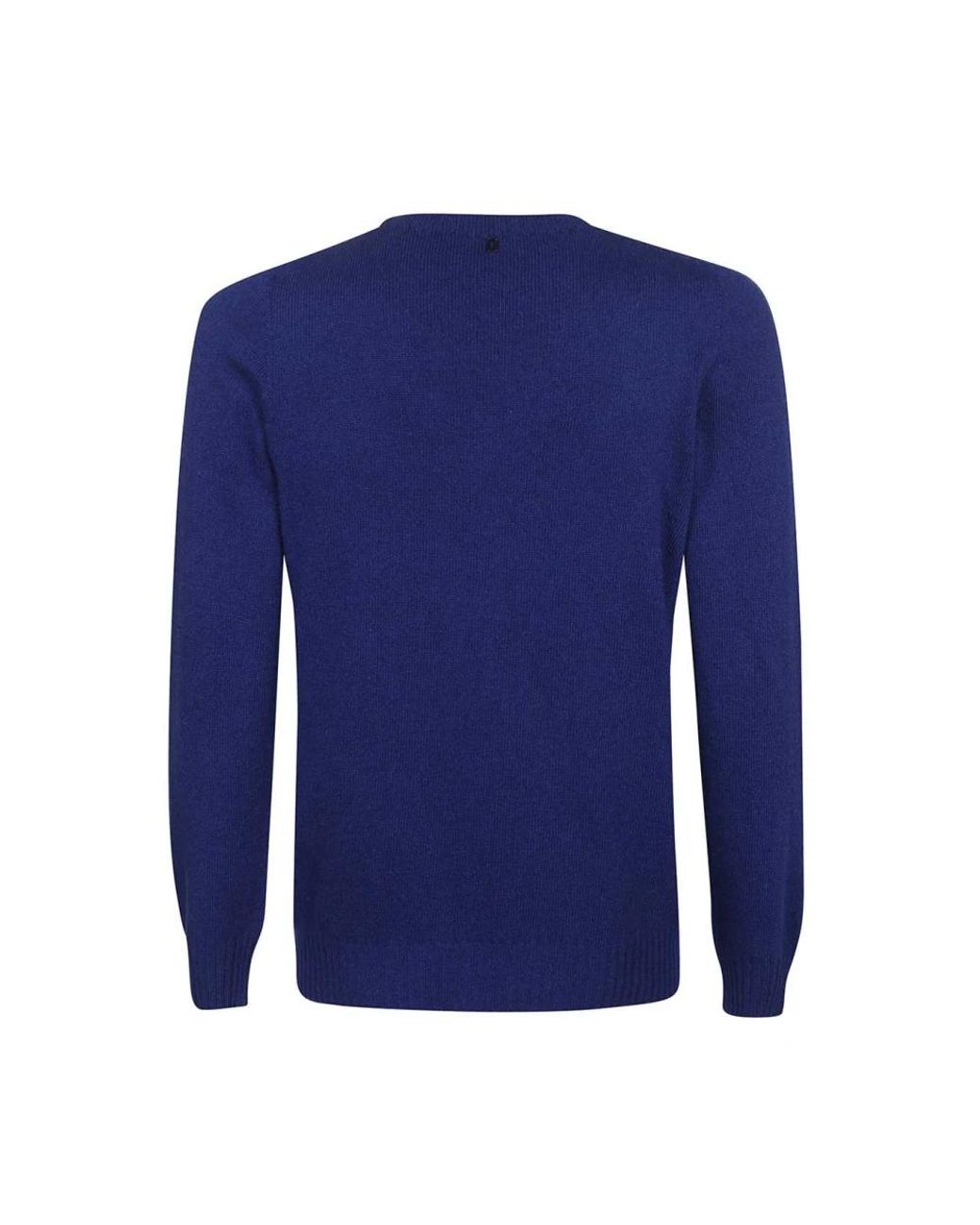 Dondup Blue Round-Neck Knitwear for men