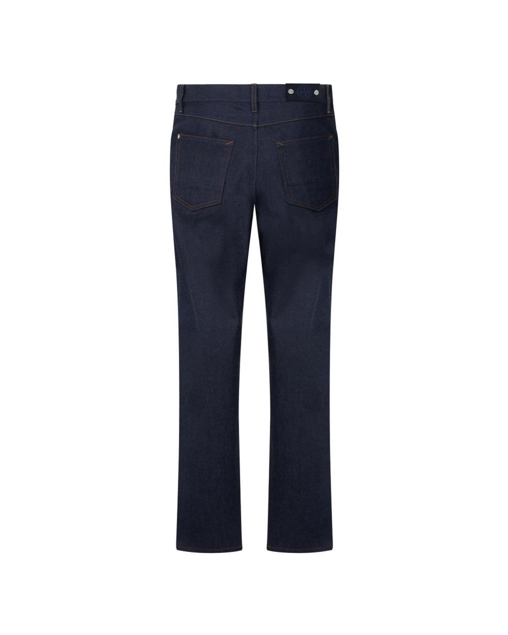 Stone Island Blue Straight Jeans for men
