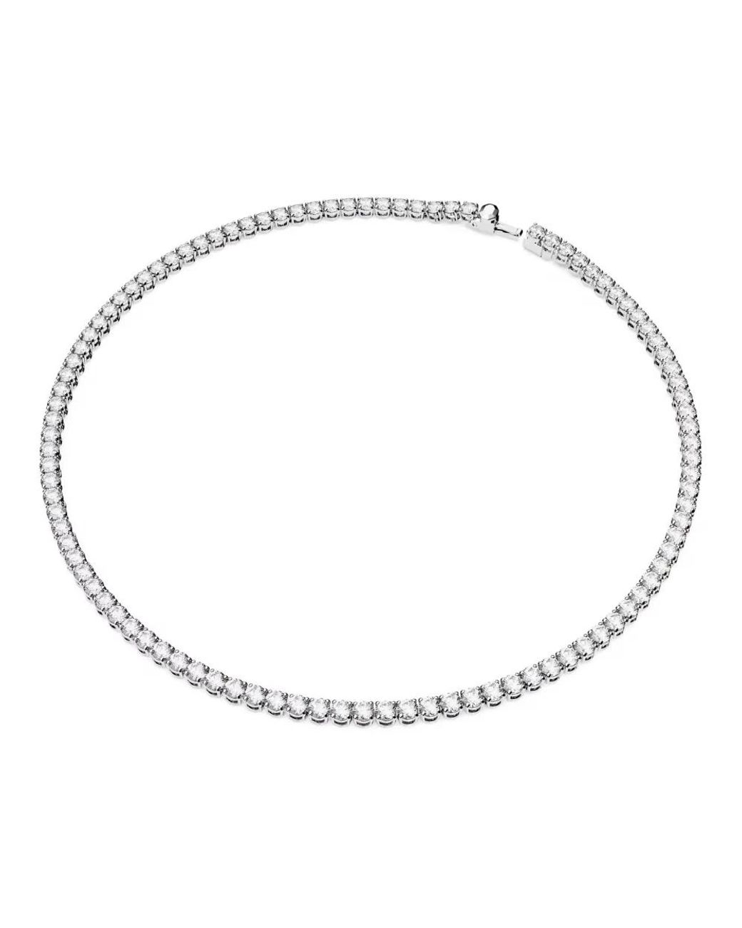 Swarovski Metallic Idllyia Necklace And Earring Set
