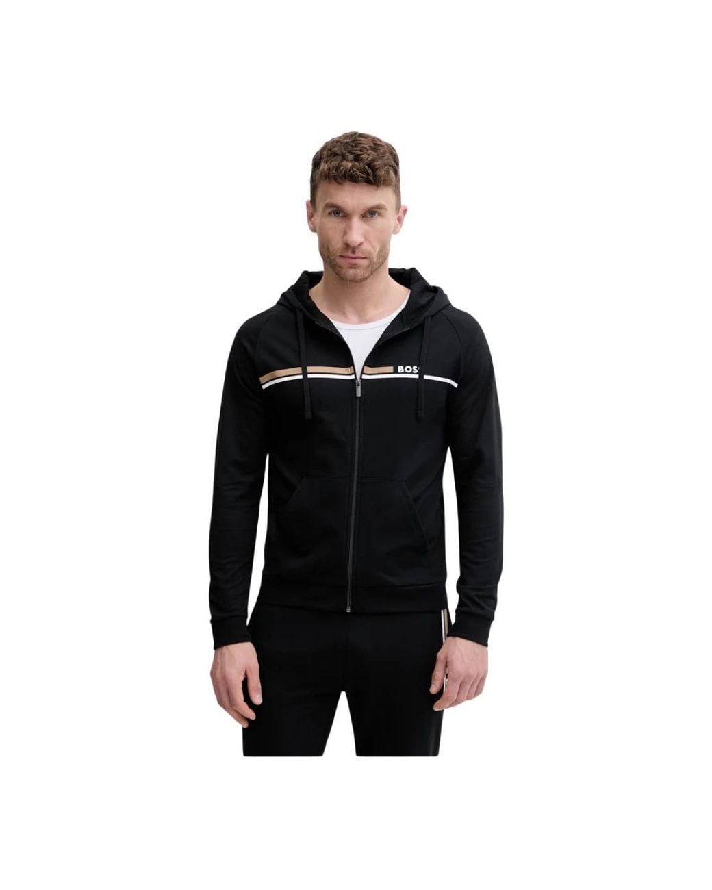Boss Authentic Sweat in het Black voor heren