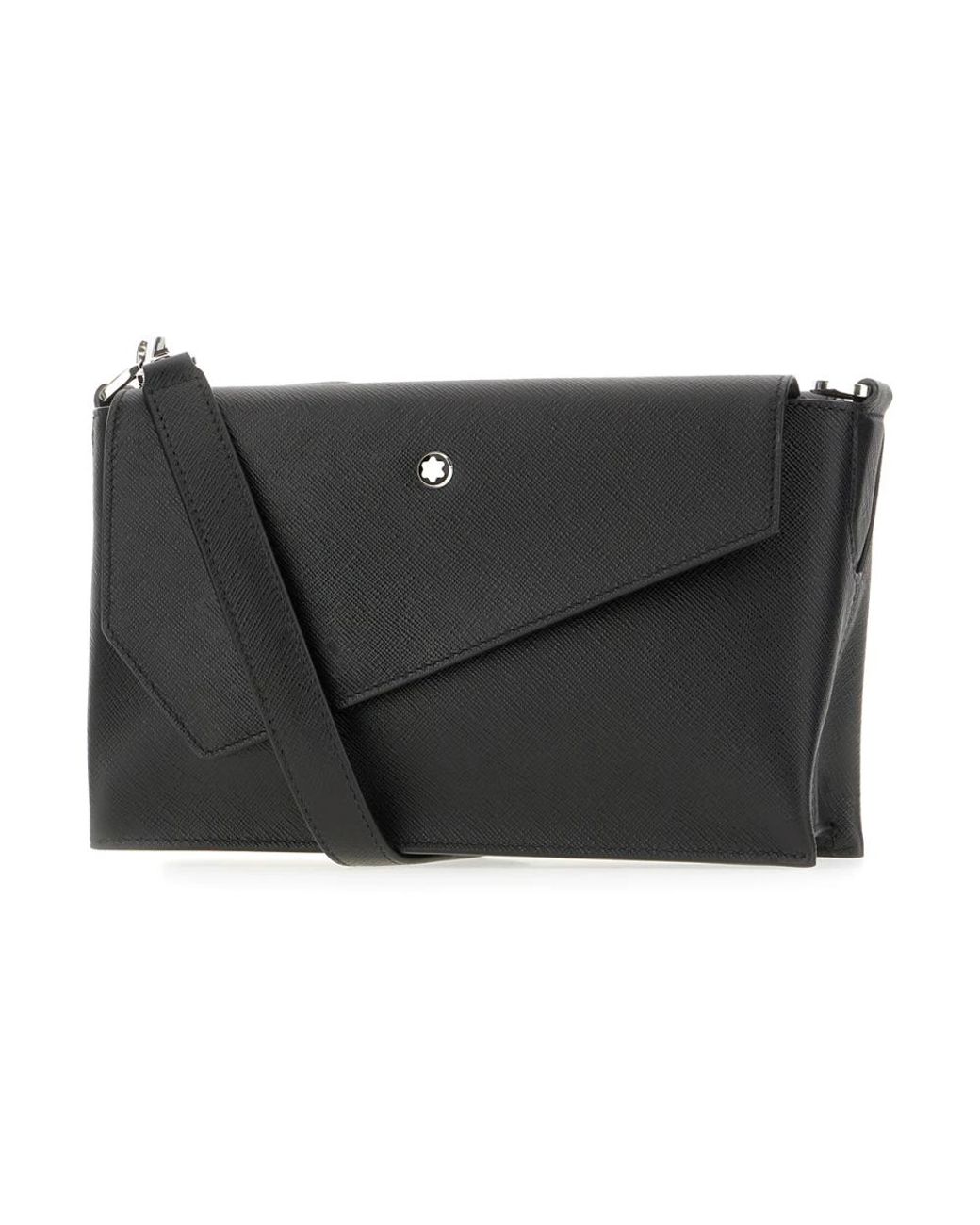 Montblanc Black Cross Body Bags for men