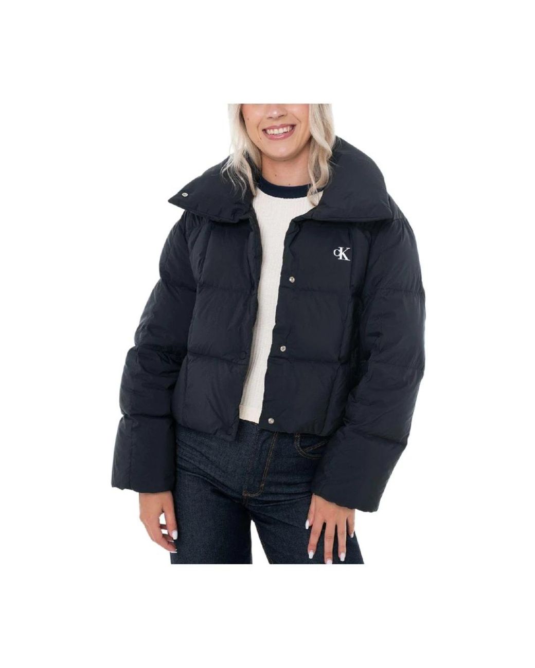 Down Jackets di Calvin Klein in Blue